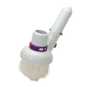 Kokido K499BU/PB pool corner brush with suction, white with purple details - Pool Vacuum Accessory