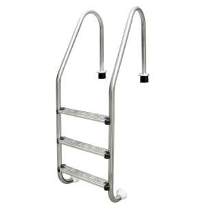Stainless steel pool ladder with 3 steps and handrails, EMAUX NSL 315-S - Pool Ladder