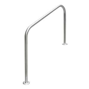 Stainless steel pool handrail, Emaux ARN515-F, 88074604, with flange - Garden