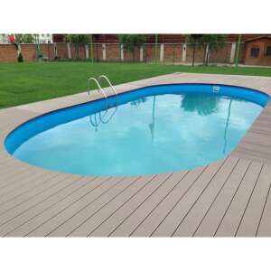 Caribi Galvanized Steel Oval Pool Set 1000x416x150 cm
