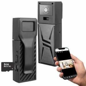 Body camera corporala iUni M7, Wi-Fi, 8GB, Vizualizare 4K, Vizualizare Live pe telefon 135449318 - IUni