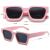 Okulary przeciwsłoneczne Retro Square iUni iEye, UV400, Różowe 146198999