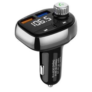 Modulator FM Bluetooth 5.0 car charger with Super Charge 3.0, T61 model - Transmitter