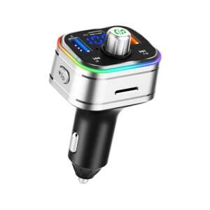 FM-Modulator 12-24 V Bluetooth 5.0 mit 20 W Super Charge 3.0 Autoladefunktion und USB-C-Anschluss – BC62