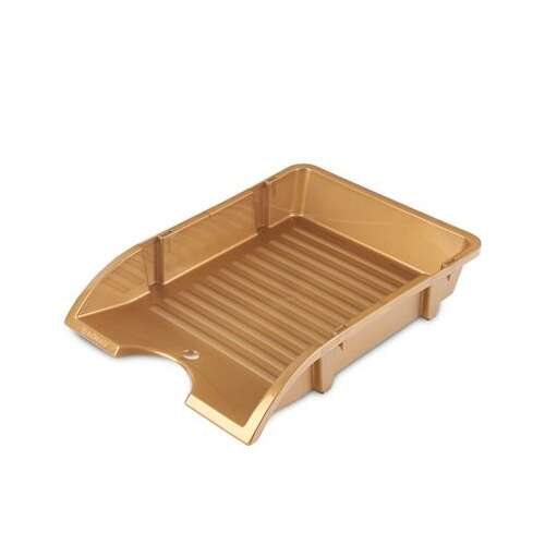 DONAU Solid gold plastic document tray