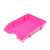DONAU Tavă solidă din plastic roz pentru dosare 58584524}