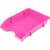 DONAU Tavă solidă din plastic roz pentru dosare 58584524}