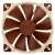 Noctua NF-A20 5V PWM 20cm brauner Systemlüfter, Vorderansicht
