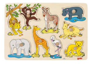 Fa fogós kirakó - Afrikai állatok 30994364 Fejlesztő játék bölcsiseknek