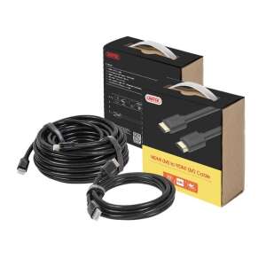 UNITEK HDMI kábel, 2 db-os csomag, 1,5 méter, fekete - HDMI kábel
