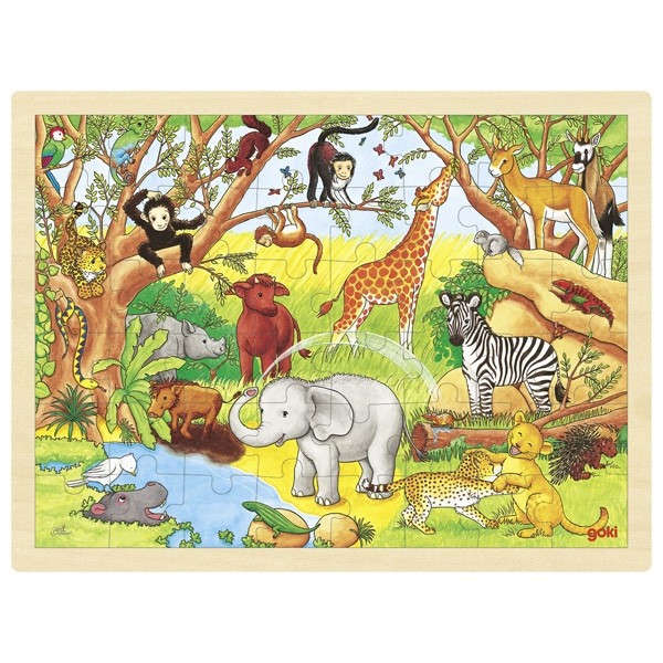 Gyerek Puzzle 48db - Szafari