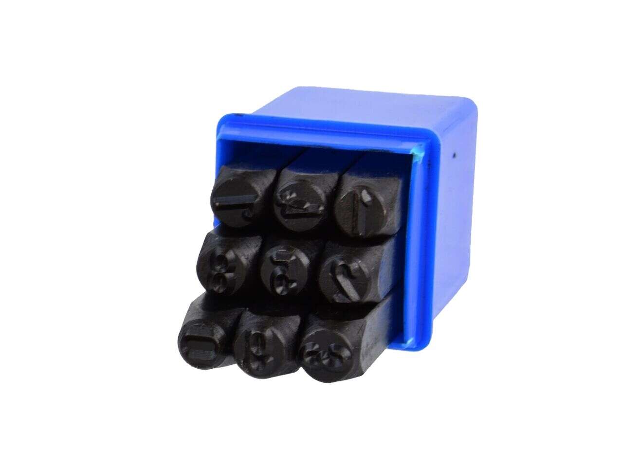 Set poansoane numere, 8mm / 9 elemente, Geko, G01811