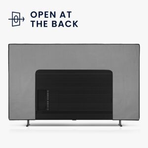 Puzdro Kwmobile na TV pre 75-palcový televízor, svetlošedé, plastové, KWM0000115X006C 135922618 - Doplnky k záhradnému nábytku