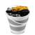 Massido MS-681 collapsible bucket filled with laundry
