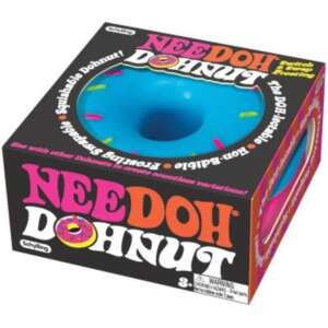 NeeDoh Donut Squishy Stresszlabda játék, kék, szórással - Stresszlabda