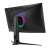 Back view of Asus ROG Strix XG32VC gaming monitor with Aura Sync lighting