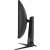 Asus ROG Strix XG32VC 31.5 hüvelykes ívelt gaming monitor oldalnézet