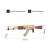 ROKR Justice Guard AK-47 Assault Rifle 3D Wooden Puzzle, 315 pieces, self-assemble, no glue needed, dimensions: 720mm x 55mm x 220mm