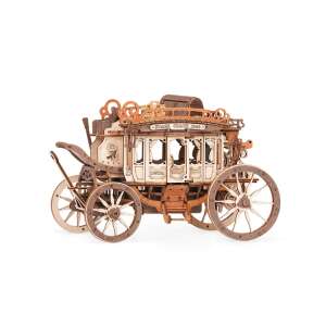 ROKR - 1848-as Postakocsi Zenedoboz 3D Fa Puzzle - 199 elem