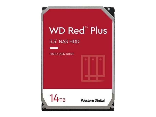 Western digital wd red plus 3.5" 14 tb serial ata iii