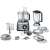Bosch MultiTalent 8 food processor with all accessories, including blender, whisk, and various blades
