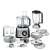 Bosch MultiTalent 8 food processor with all accessories, including blender, whisk, and various blades