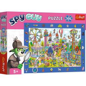 Puzzle 100 Obserwacyjne - Spy Guy Miasteczko TREFL 102584355 - Trefl Puzzle