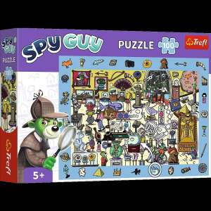 Cutie puzzle Spy Guy Muzeu 100 de piese Găsește diferențele, Trefl - Trefl Puzzle