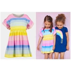 Blue Seven Haljina u duginim prugama, s nabranim rukavima 2 godina (92 cm) 102593391 - Moda i odjeća