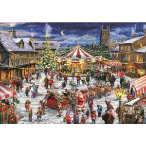 Clementoni Classic Christmas Collection 1500 piece jigsaw puzzle, Christmas market scene - Clementoni Puzzle