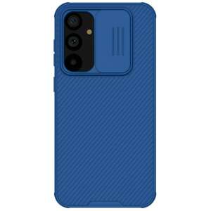 Nillkin Camshield Pro case for Samsung Galaxy S23 FE in blue, back view - Nillkin