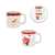 2 pc Coffee & Tea Cup Set, Ceramic, Snowman, 3D, 290 ml 102631135