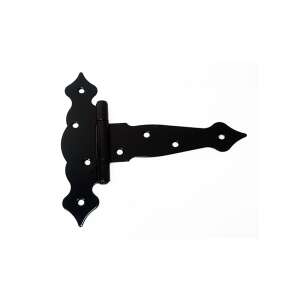 Black decorative hinge for gates and doors, EmaConstruct - Door