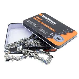 Wolfson chainsaw chain in a metal box - Chainsaw Chain