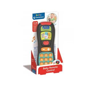 Baby Clementoni Erste Fernbedienung Spielzeug für Babys 10-36 Monate, mit Musik- und Lichteffekten, in Verpackung - Entwicklungsspiele für Babys