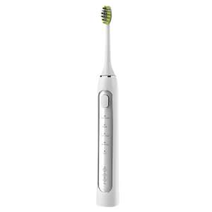 BLEKSY® Sonic Electric Toothbrush, White, 42,000 Vibrations Per Minute, 120 Day Battery Life, 2 DuPont Brush Heads - Electric toothbrush and Mouth shower