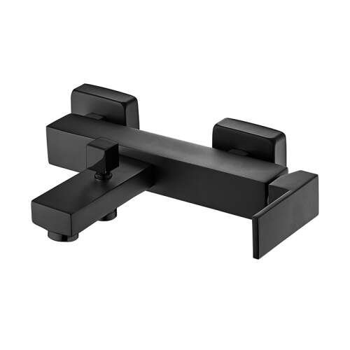 Diplon ST2531BL fekete kádtöltő csaptelep, modern stílus, egykaros, fali szerelésű