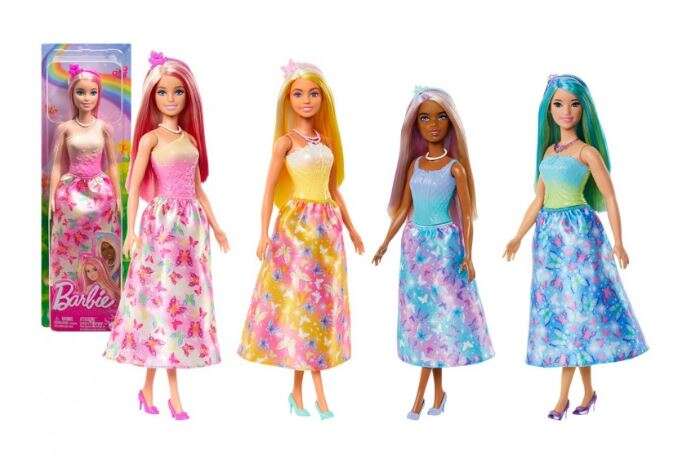 Barbie Dreamtopia Hercegnő Baba - Divatos Ruha, Csillogó Korona