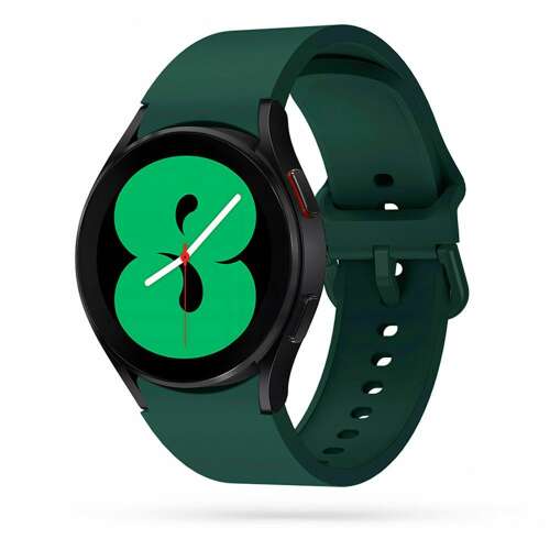 Samsung Galaxy Watch 4 okosóra zöld szilikon szíjjal 