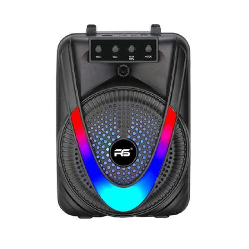 RS-6501T Bluetooth hangszóró RGB LED világítással és távirányítóval - USB-ről tölthető