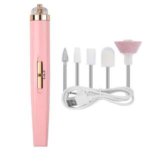 Kompakte Nagelfeile mit 5 verschiedenen Feilenköpfen - professionelle Maniküre- und Pediküremaschine 102637157 - Nagelpflege