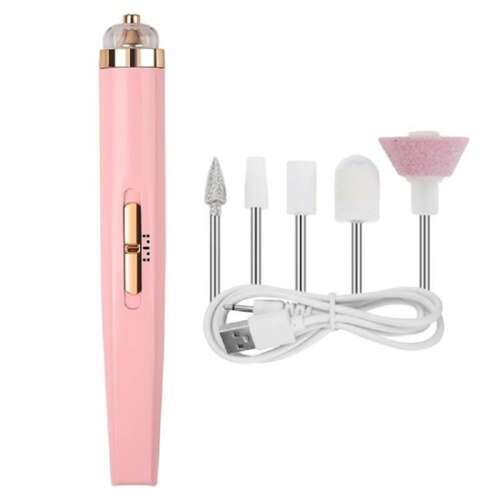 Kompakte Nagelfeile mit 5 verschiedenen Feilenköpfen - professionelle Maniküre- und Pediküremaschine 102637157