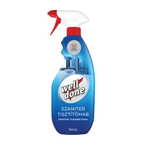 Well Done Szaniter Tisztítóhab - 750ml 119118187 - Szaniter tisztítószer, WC illatosító és Vízkőoldó