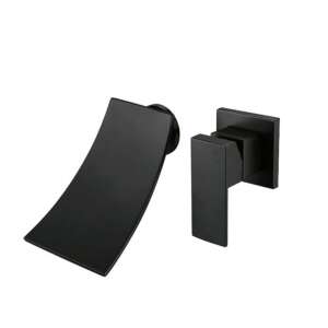 Blackswan M3 waterfall bathroom sink faucet, black model, 18 cm - Nonbrand Faucet