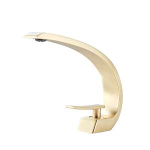 Robinet de chiuvetă pentru baie Blackswan M11, aur mat, 18 cm - Nonbrand Robinet