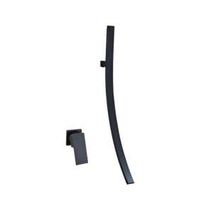 Robinet de chiuvetă pentru baie Blackswan, tip M18, negru mat, 70 cm - Nonbrand Robinet