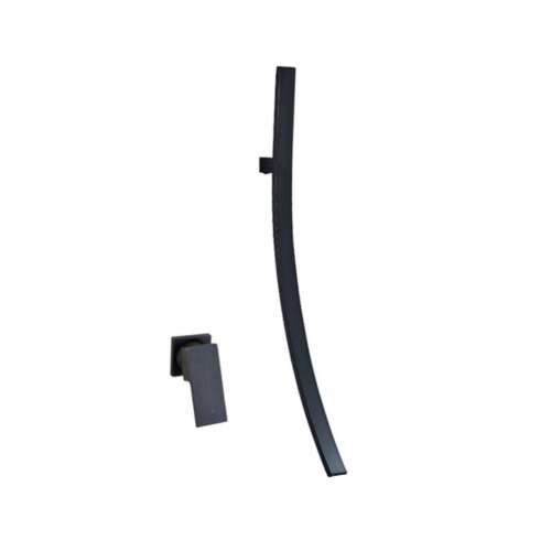 Blackswan M18 Typ mattschwarze Badezimmer-Waschbeckenarmatur, 70 cm