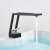 Blackswan M26 matte black bathroom sink faucet with water running