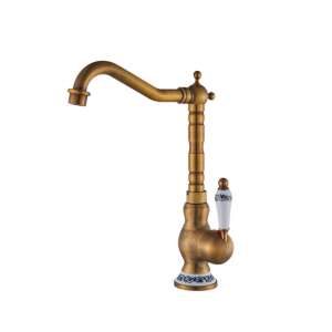 Slavina za umivaonik, Blackswan, tip M40, model antikne bronce, veličina 31 cm 102638659 - Nonbrand Slavina