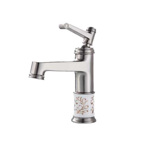 Blackswan M43 fürdőszoba mosogató csaptelep, nikkel modell, 21,5 cm